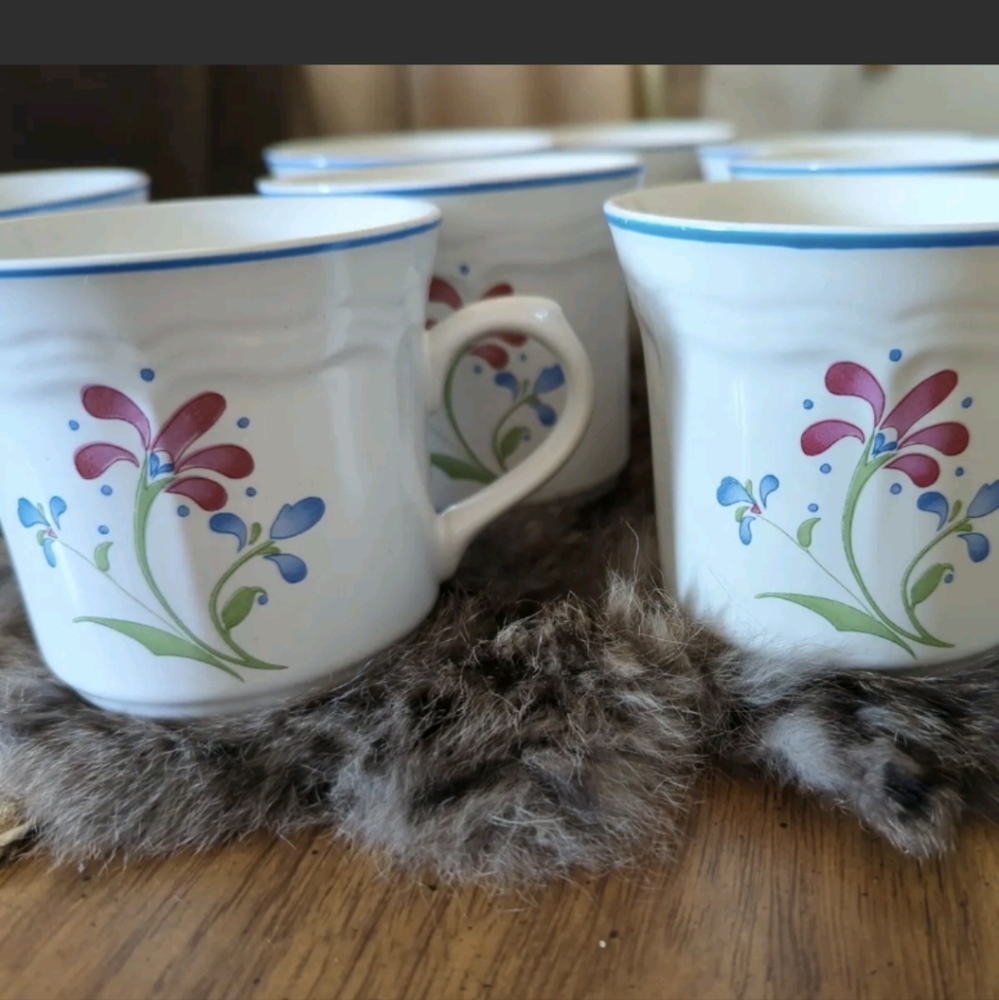 Newcor Stoneware China Cups 8*